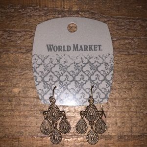 BRAND NEW World Market Chandelier Earrings